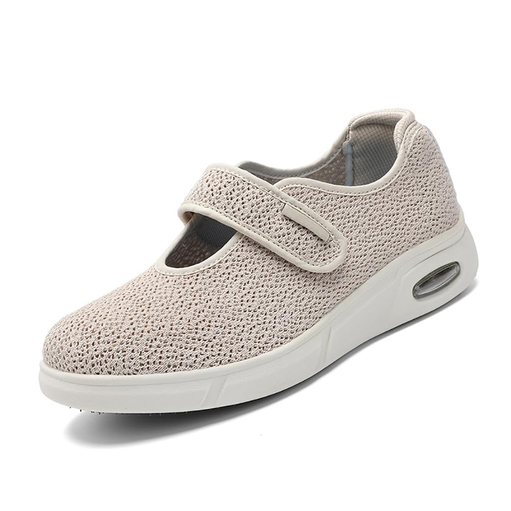 Diabetiker Schuhe Herren Damen Walkingschuhe Extra Weit Orthopädische Schuhe Sommer Gesundheitsschuhe Verbandschuh Sandalen Sneakers Mit Klettverschluss Schuhe Mit Memory Foam