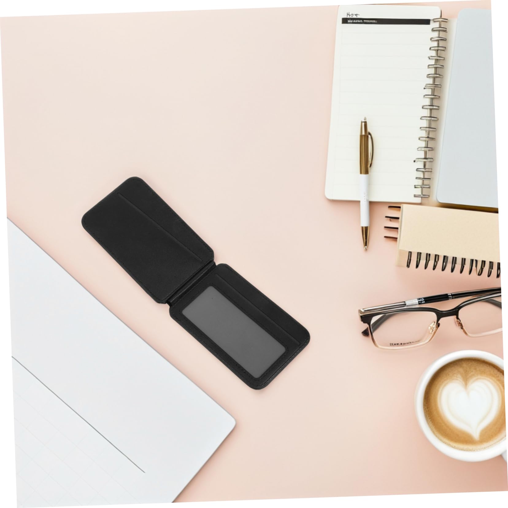 Supporto Magnetico Per Smartphone Con Portacarte Pieghevole Custodia Per Carte Di Credito e Id Con Chiusura Magnetica Per Uso Quotidiano e Visione Comoda