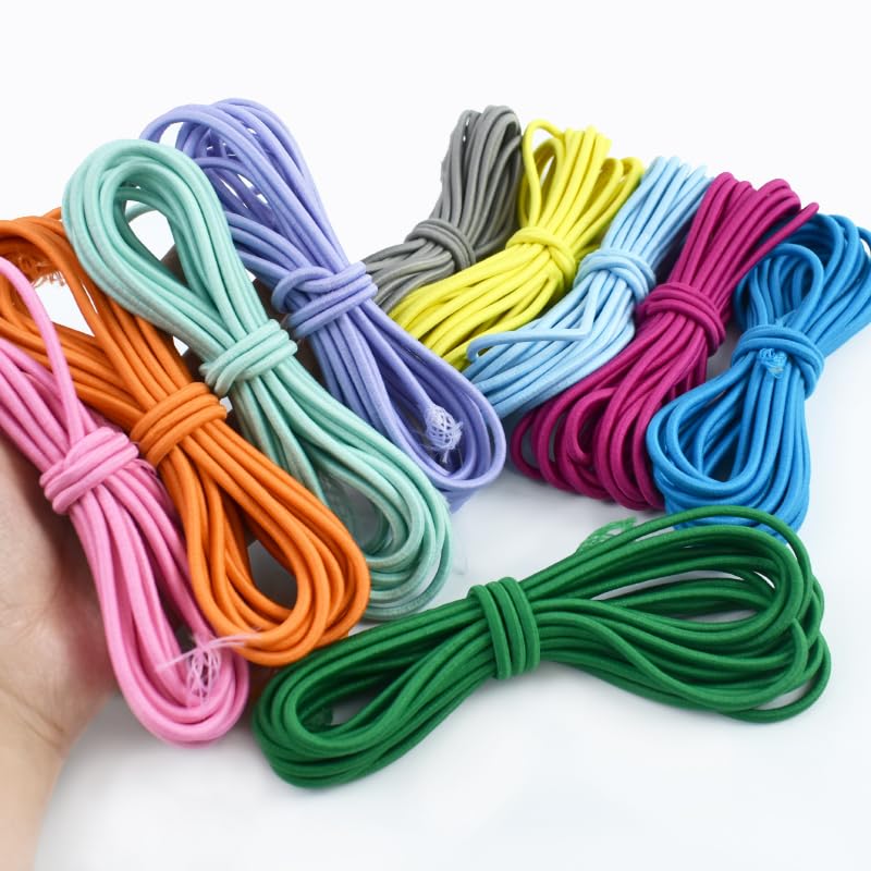 Cordón elástico de 4mm por metros para costura y arreglos de ropa en casa 3