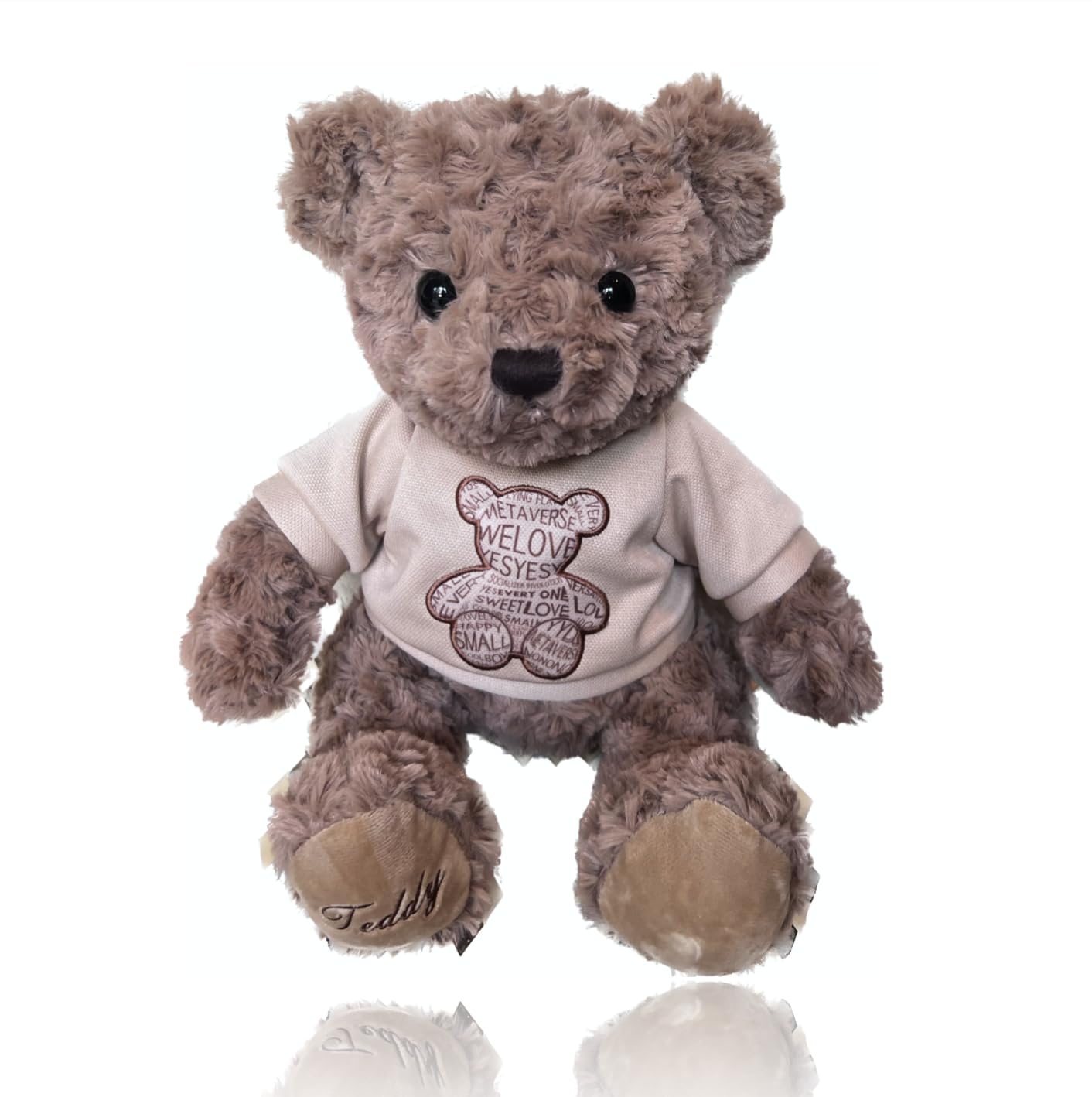 Photo 1 of CoPlanaire Brown Plush Teddy Bear with Shirt, Cute Stuffed Animal Toy Gift for Kids Girls Boys (Khaki)