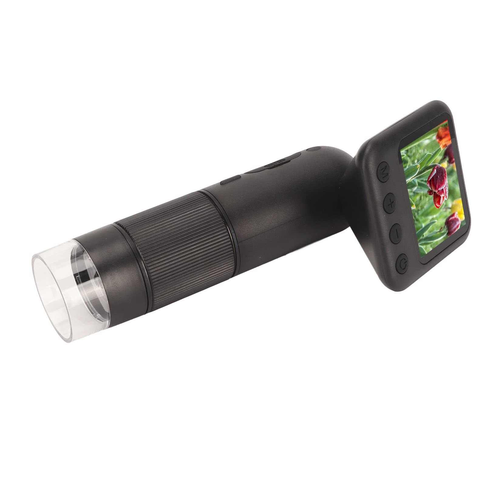 FILFEEL Microscopio Digital de Mano con Pantalla LCD HD 800X, Microscopio de Bolsillo Portátil Recargable con Luz LED