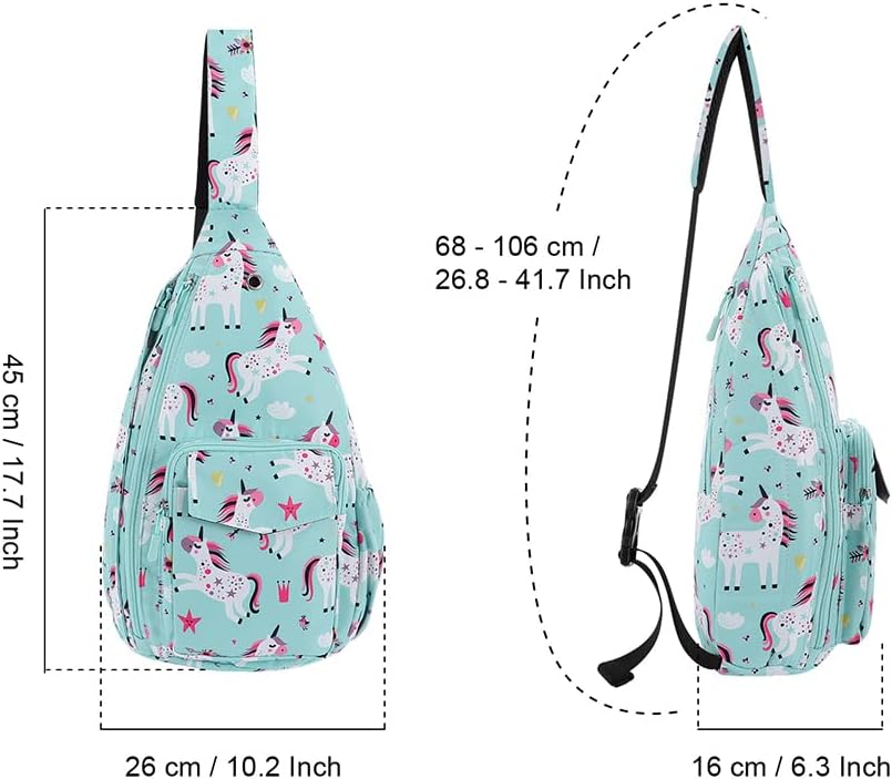 XEYOU Women's Sling Crossbody bag Casual Daypack Outdoor Travel Hiking Backpack for Cycling Walking Dog Hiking