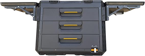 Quick Detaching/Folding Steel Table, Compatible with StackTech Toolbox