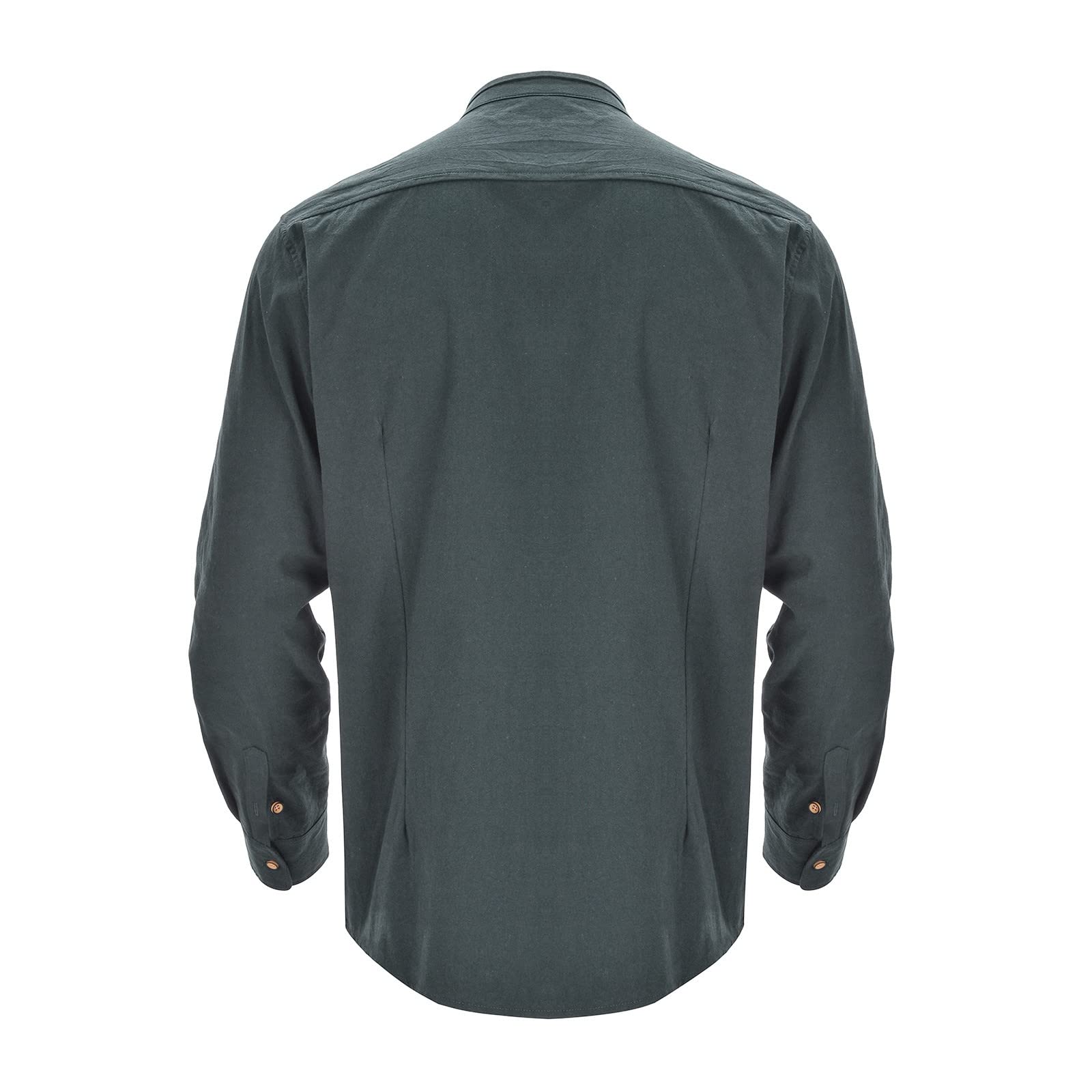 Générique Camicia da uomo a maniche lunghe con colletto alto elegante per abbigliamento professionale quotidiano confortevole e traspirante