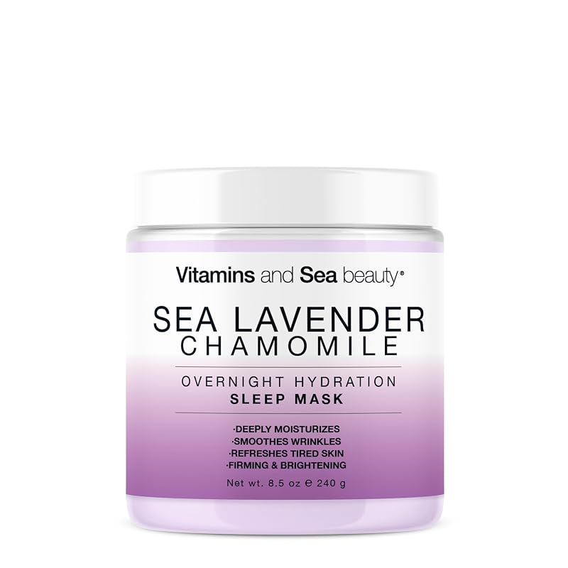 Máscara facial noturna VITAMINS AND SEA BEAUTY Sea Lavender Chamomile, 8,5 oz