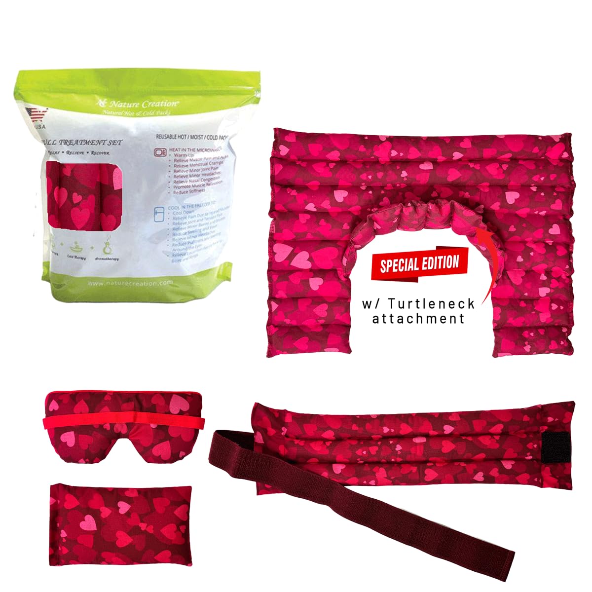Amazon.com: Nature Creation Microwavable Heating Pads Full Set