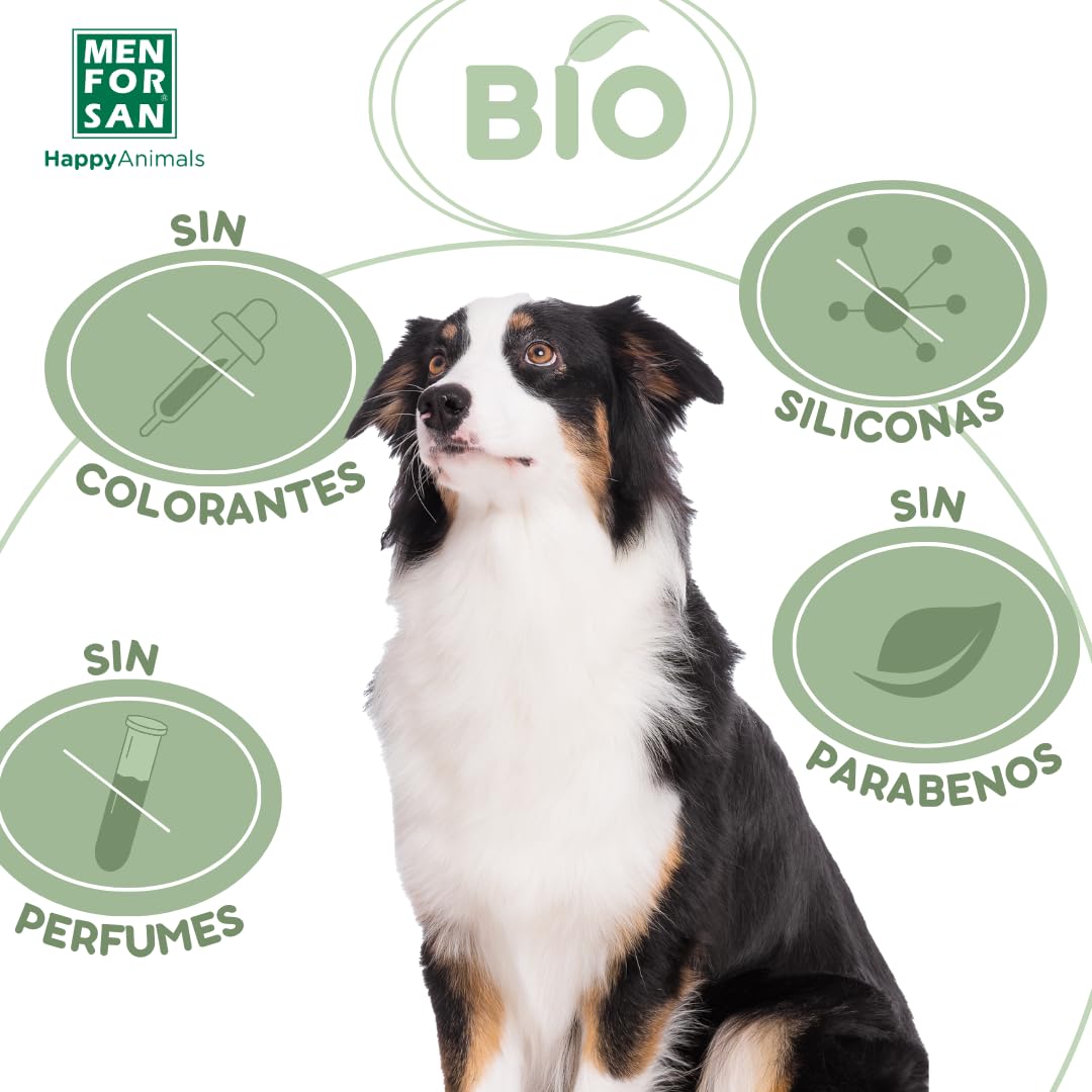 MENFORSAN Ekologiczny szampon dla psów i szczeniąt 1L, składniki w 100% biodegradowalne