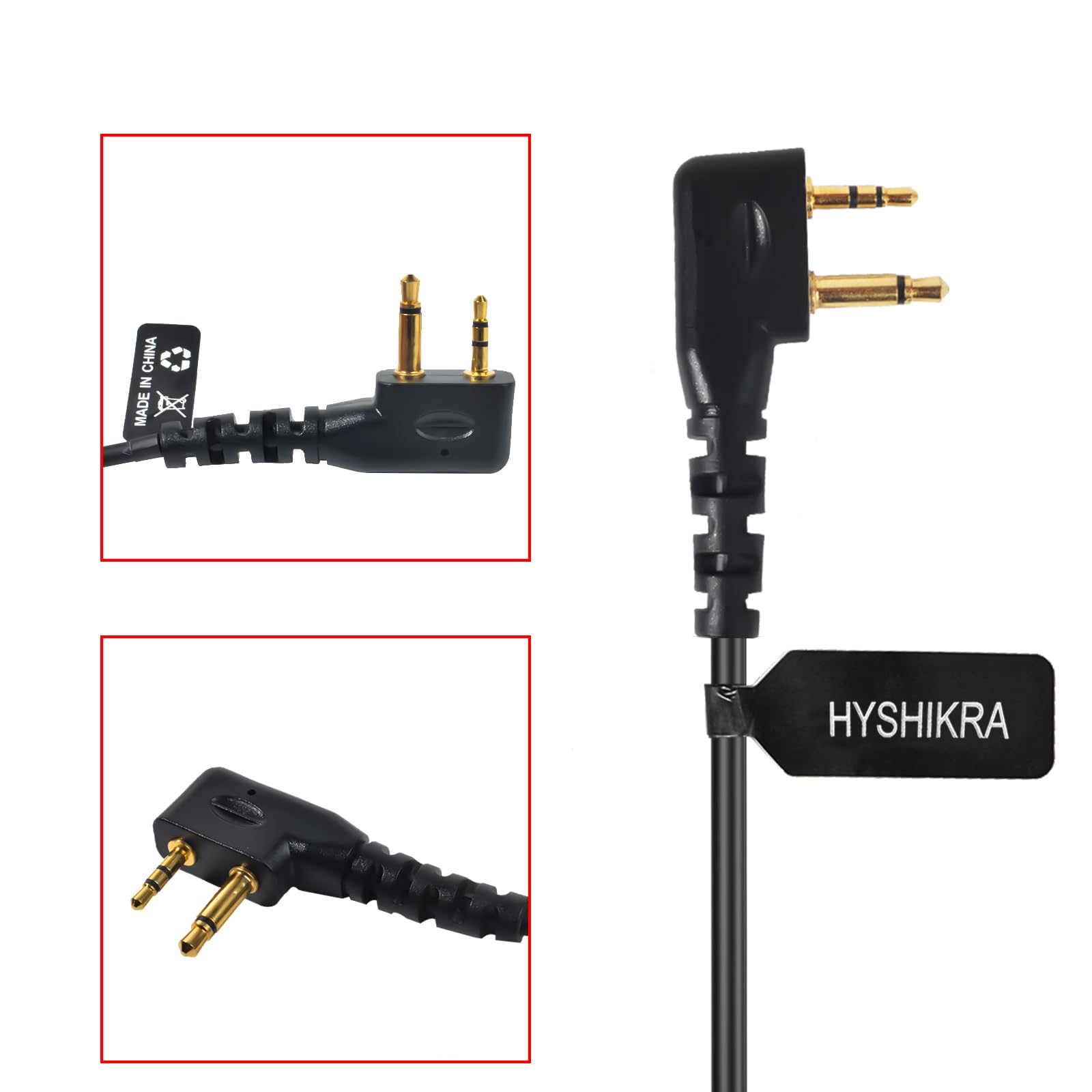 Cavo Adattatore Audio Da 3.5mm A Multi-pin Con Auricolare PTT Per Midland G7pro, G8, G9pro, M24Plus, M48, M99, G6XT, G7XTR