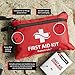 Protect Life Survival First Aid Kit for Home/Business, Camping Survival Kits | Mini Travel First Aid Kit | Camping Equipment | Small Kits for Car | Outdoor Emergency Survivals Pack - 100pcs
