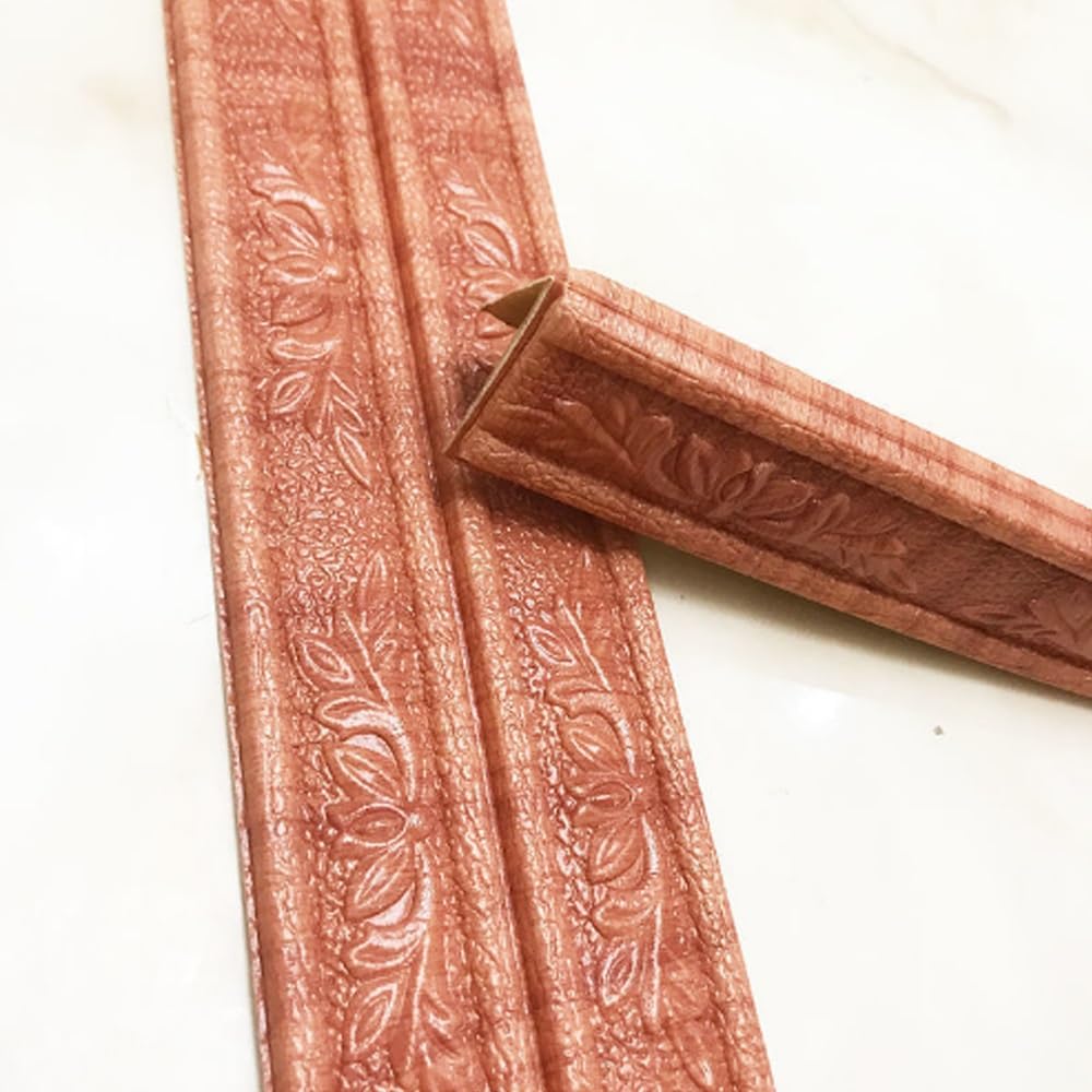 3D Wall Stickers - Foldable Self-Adhesive Decorative Trim Line for Door, Window Frames, Waistlines, Baseboards, and Ceilings