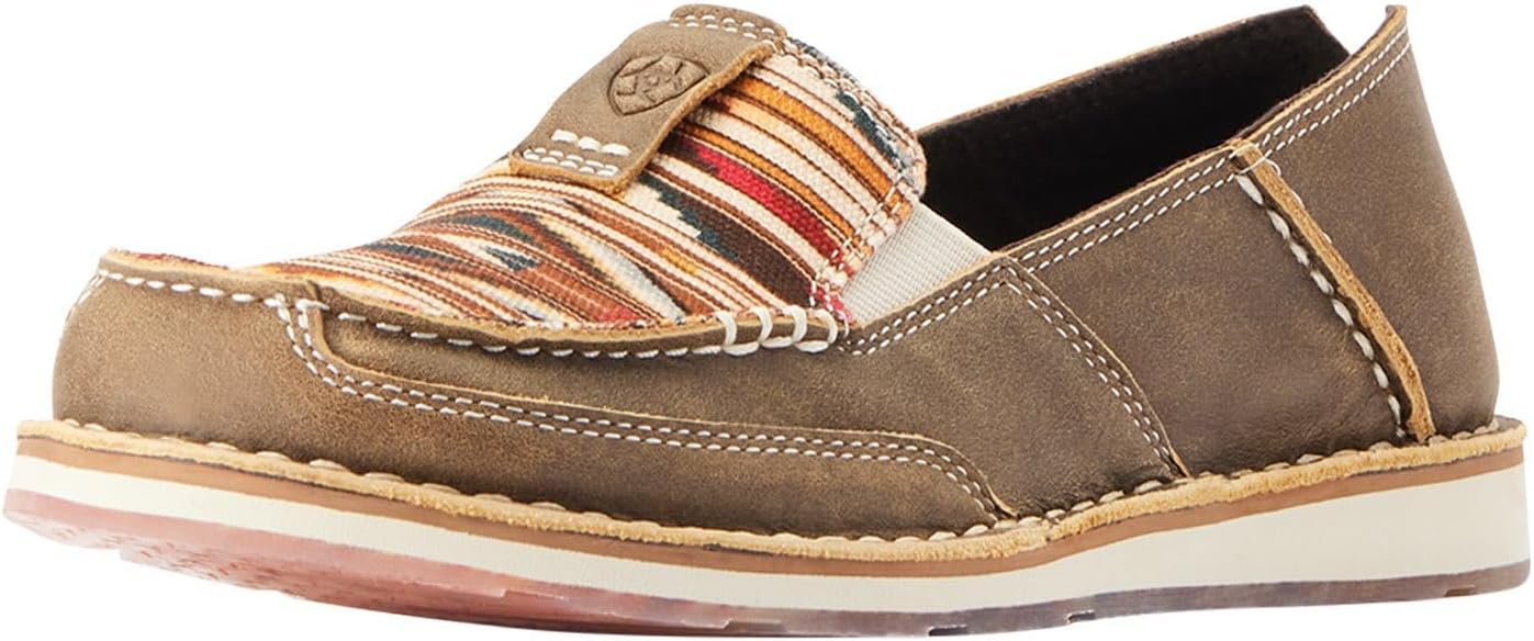 Ariat Women's Cruiser Chimayo - Brown Bomber/Santa Fe Mustard, 9 Medium