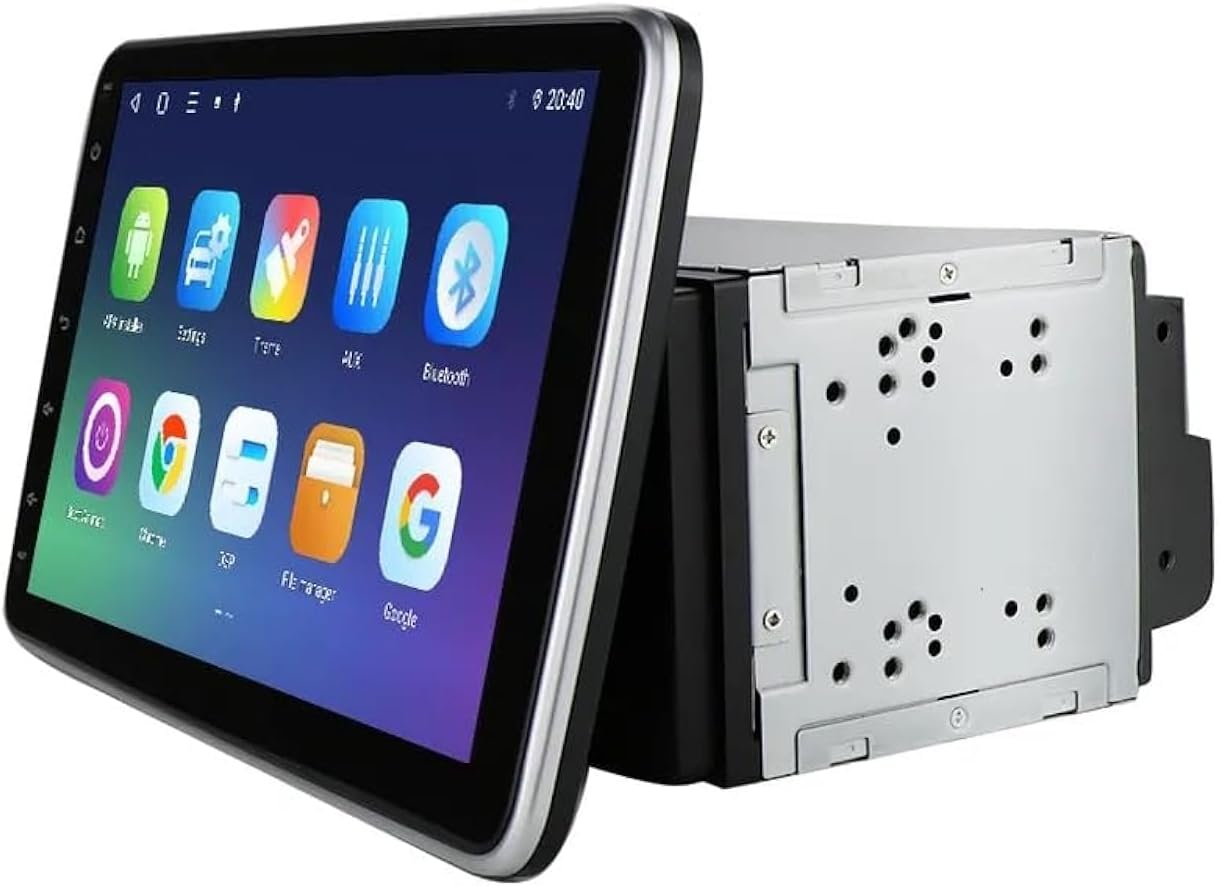 Supervision 10 Inch (Android 13) Double Din Car Stereo with Carplay Android Auto QLED Touch Screen Bluetooth Car Radio Support GPS Navigation WiFi DSP/36 Band EQ/AM/FM/RDS 4+64G