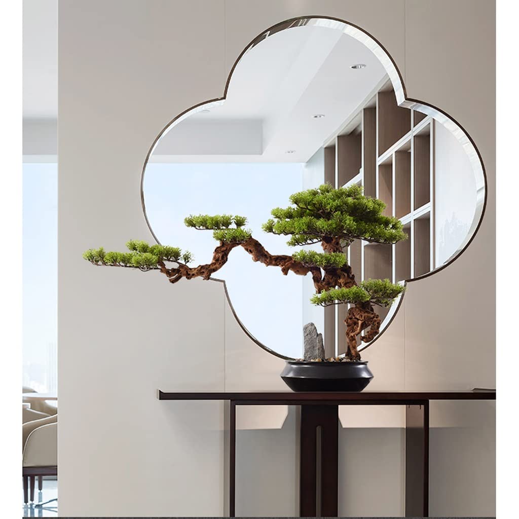 Artificielle Bonsaï Arbre Simulation Pin Artificiel Bonsaï Plantes Zen Décoration De Jardin Arbre Artificiel Bureau À Domicile Bureau Salon Décor Ornement, Hauteur 20,47'' Faux Plante Décoration