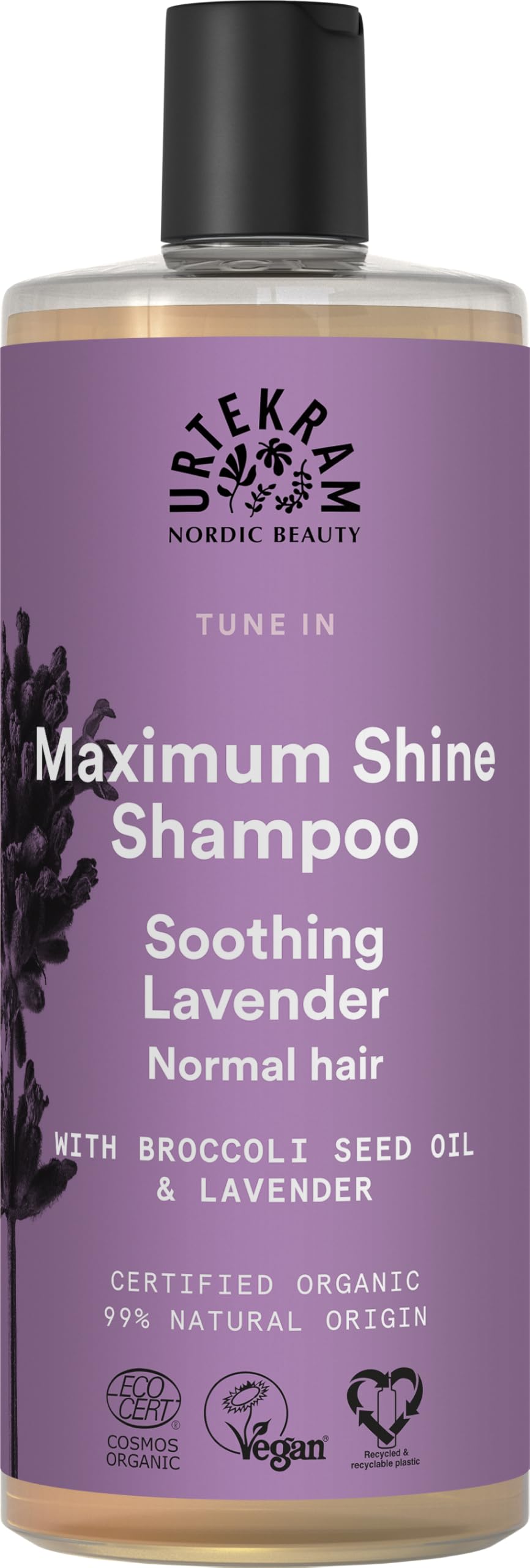 Tune In - Maximum Shine - Soothing Lavender Shampoo, Organic, 500 ml
