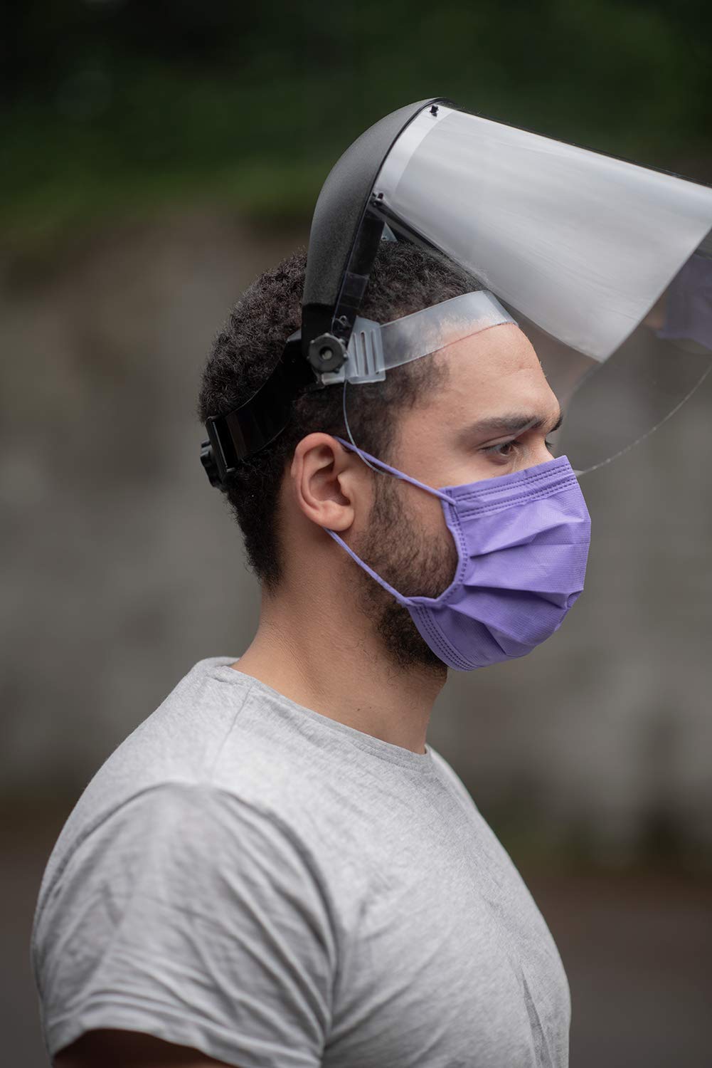 Uvex 9705 Protección facial reutilizable - Trabajo y protección contra saliva - Visera facial