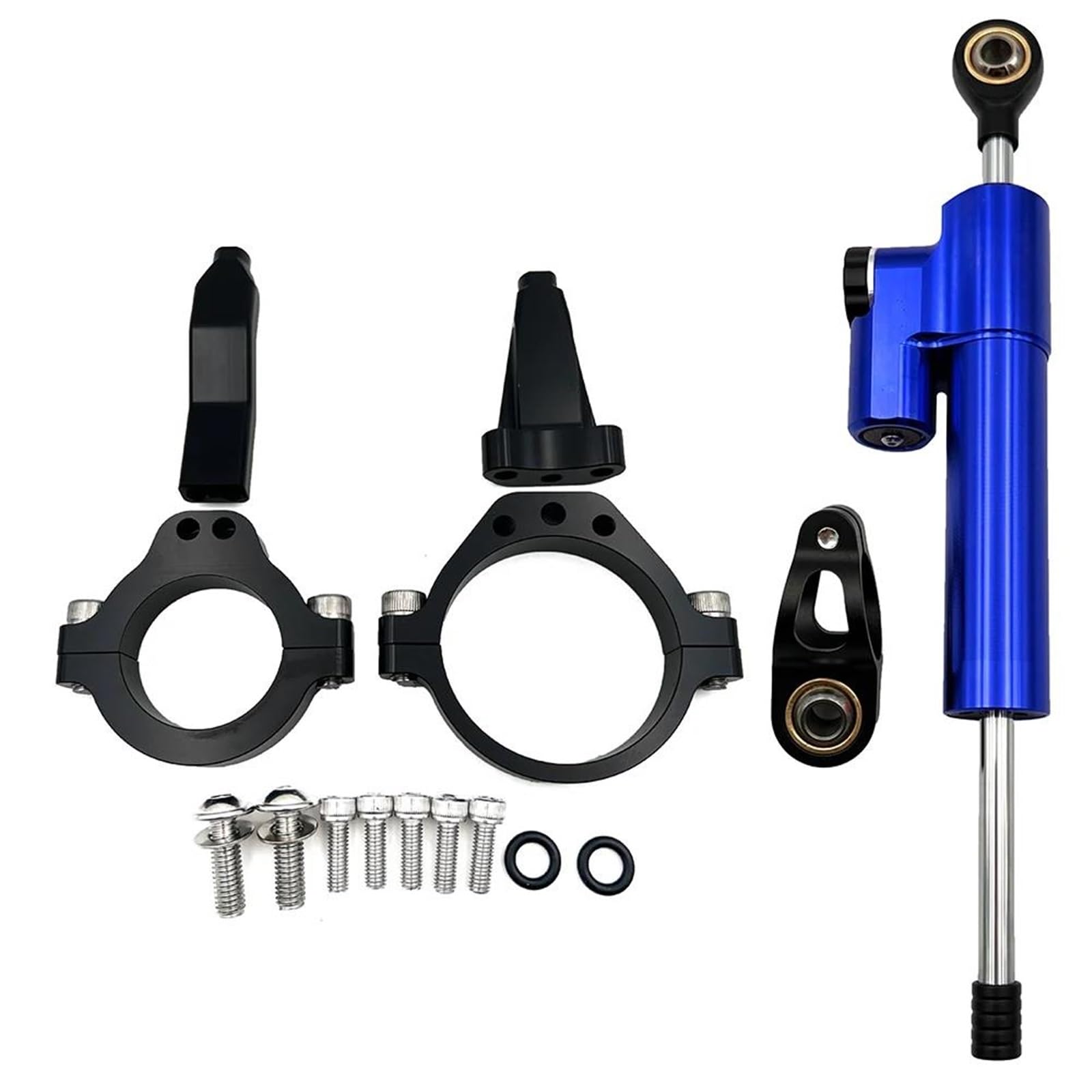 Motorcycle Steering Damper Stabilizer & Bracket Mount Kit for Kawasaki for Ninja ZX-4R ZX-4RR 2023-2024 ZX4R ZX4RR ZX 4R 4RR