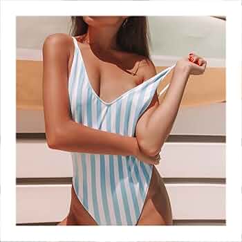 ストライプノースリーブワンピース水着 61upYl7hQYS._UF350,350_QL50_.jpg