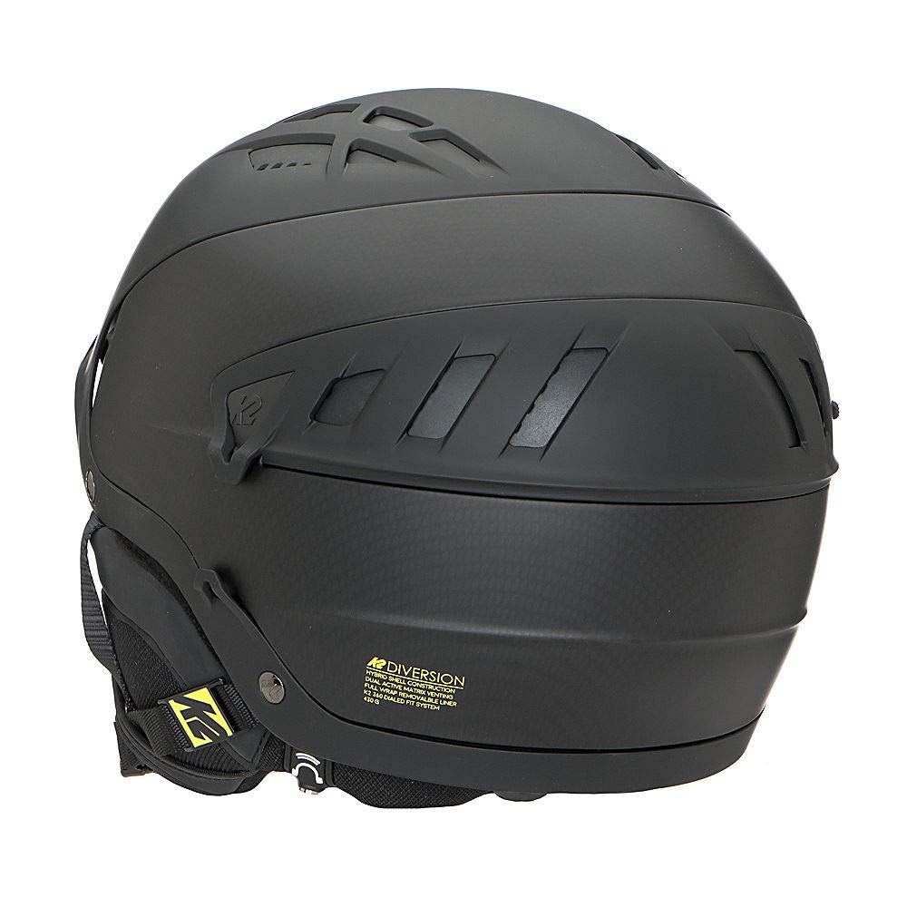 K2 Kask narciarski, uniseks, kask DIVERSION, czarny, M (55-59 cm)