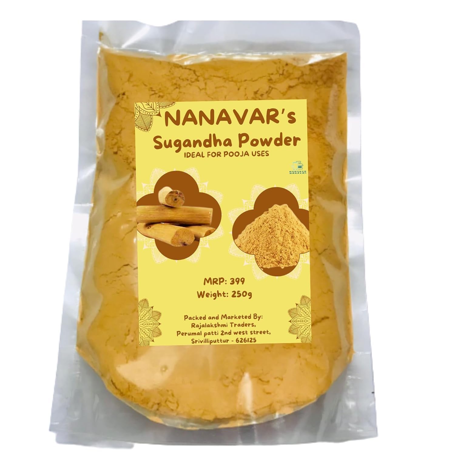 Genuine Sandalwood Powder for Pooja & Rituals -1