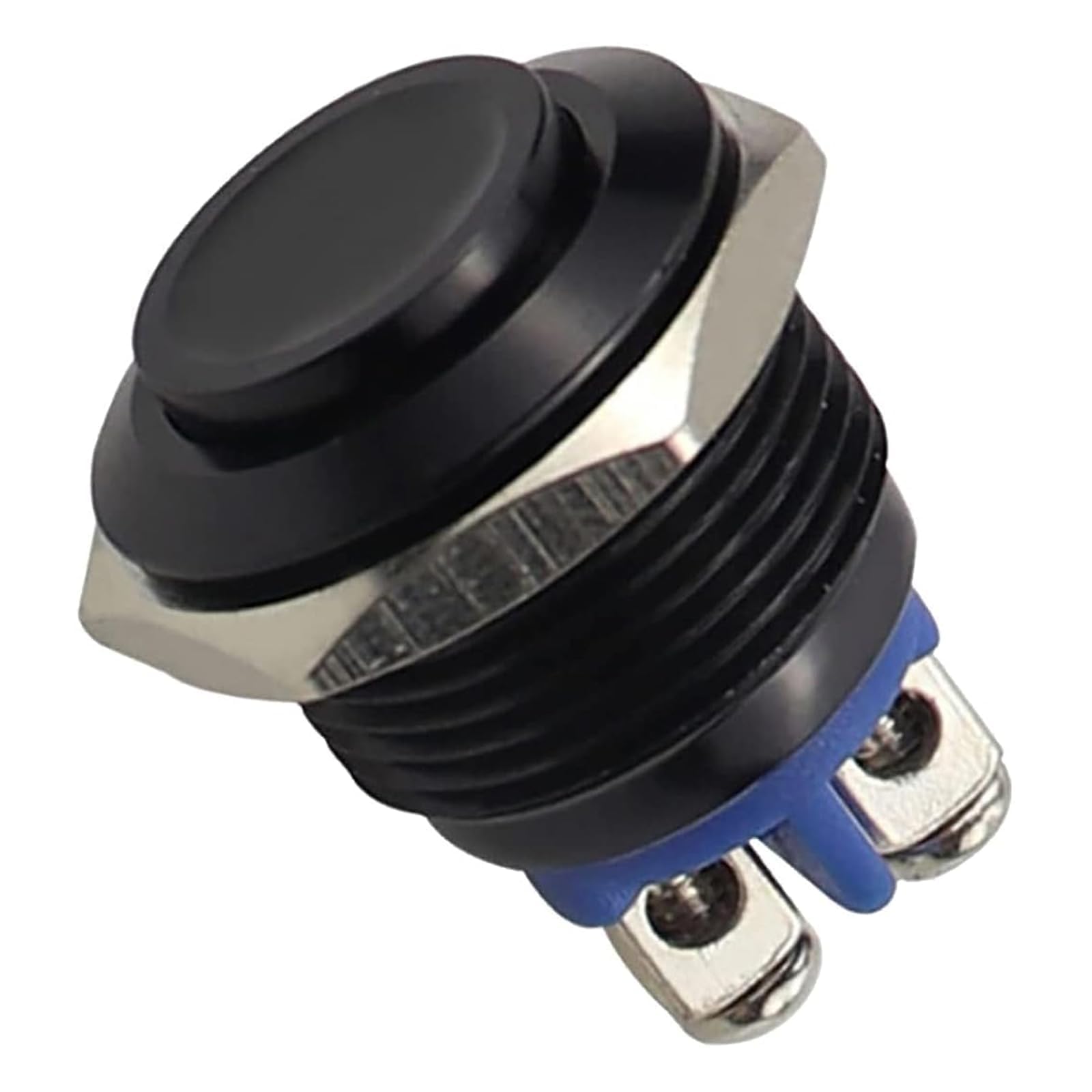 Bouton Poussoir Momentané 16mm IP67 – Interrupteur Étanche 12V/24V/36V DC Pour Véhicules Et Panneaux Industriels