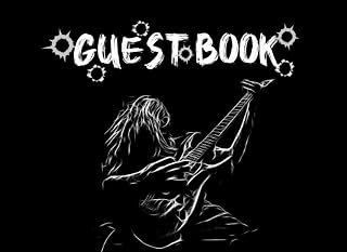 Guest Book: Guitar Guest Book, Celebration Guest Book, Reception Visitor Book, Party & Event Guest Book (8.25x6 Inc.)