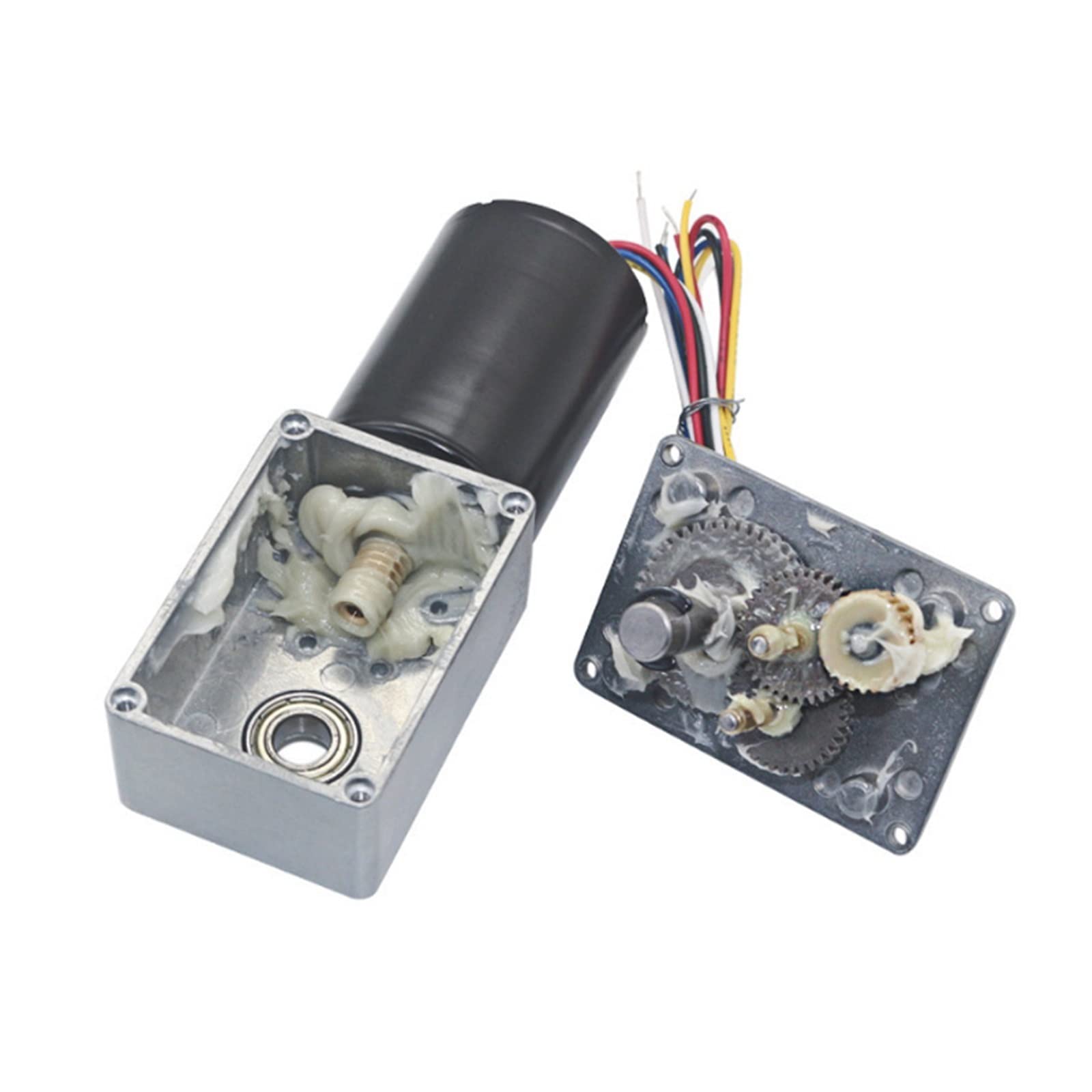 Herramientas eléctricas electronic starter de 12V CC, electronic starter con engranaje helicoidal eléctrico sin escobillas, electronic starter de reducción de alto par con autobloqueo 5840-3650 Revers