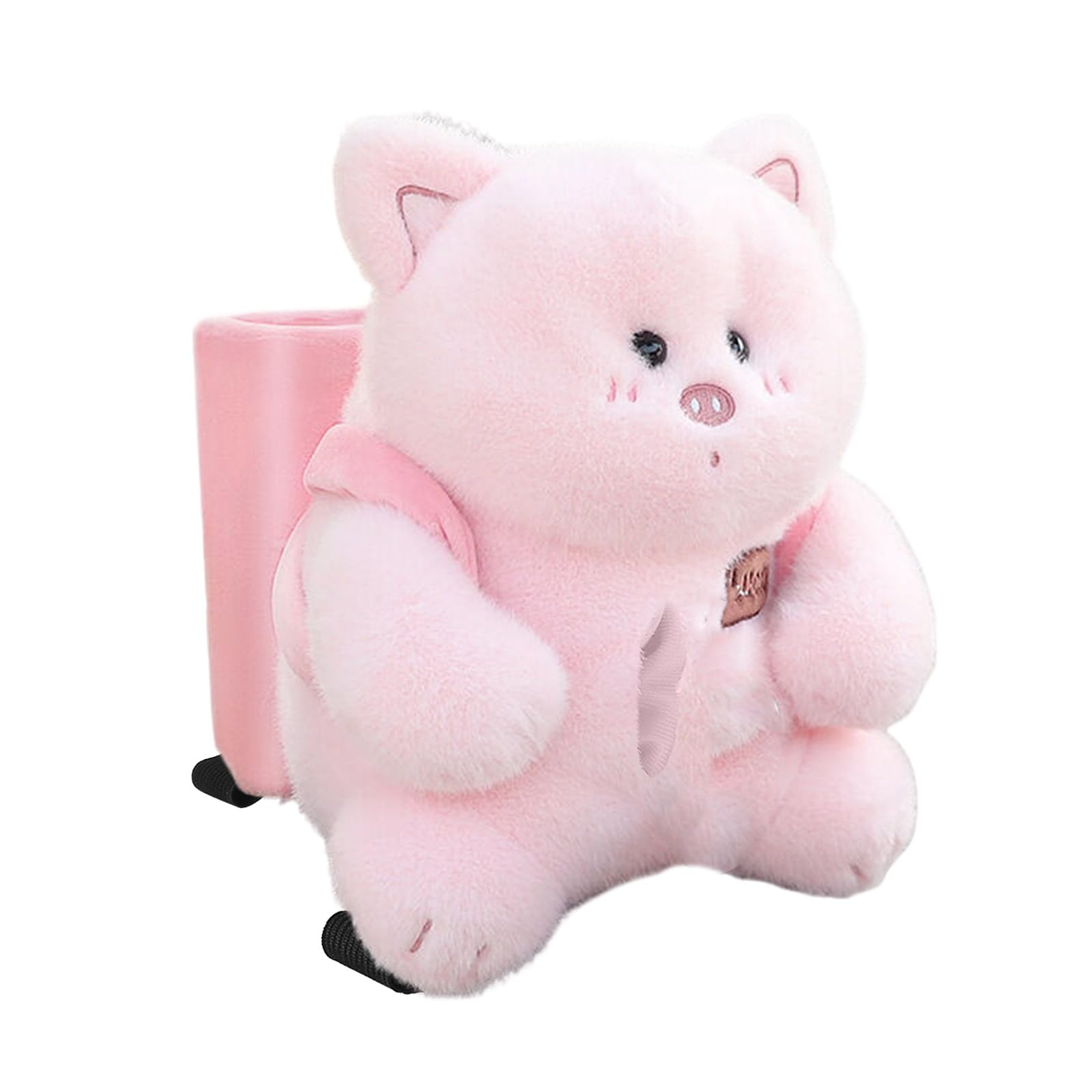 2 in 1 Car Tissue Box Dolls Cartoon Garbage Can Bear Plush Car Tissue Holder Armrest Box Accessories Decors Holder