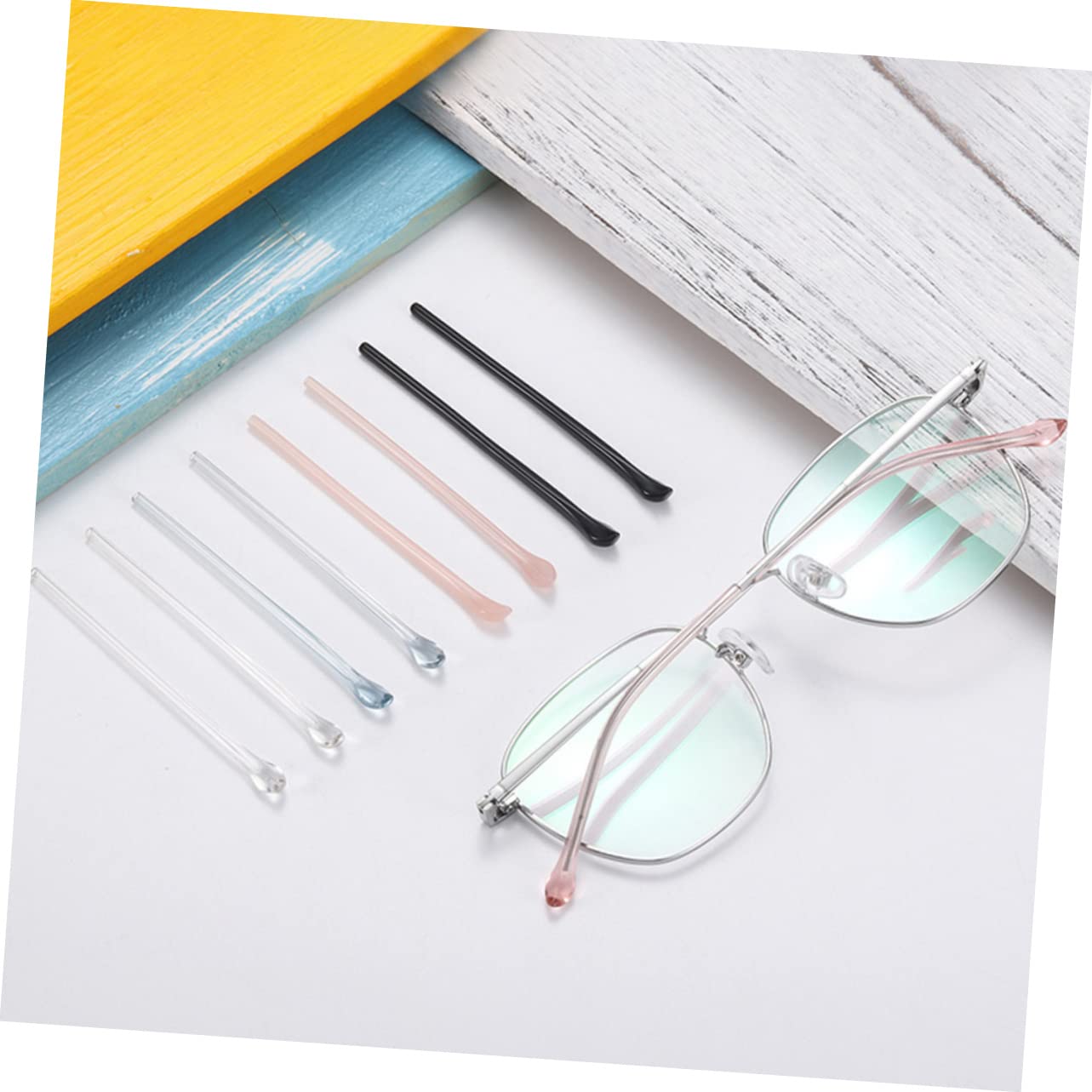 Healeved Lot de 2 Paires de Coussinets Doreille pour Lunettes - Design pour Lunettes 10 Pièces