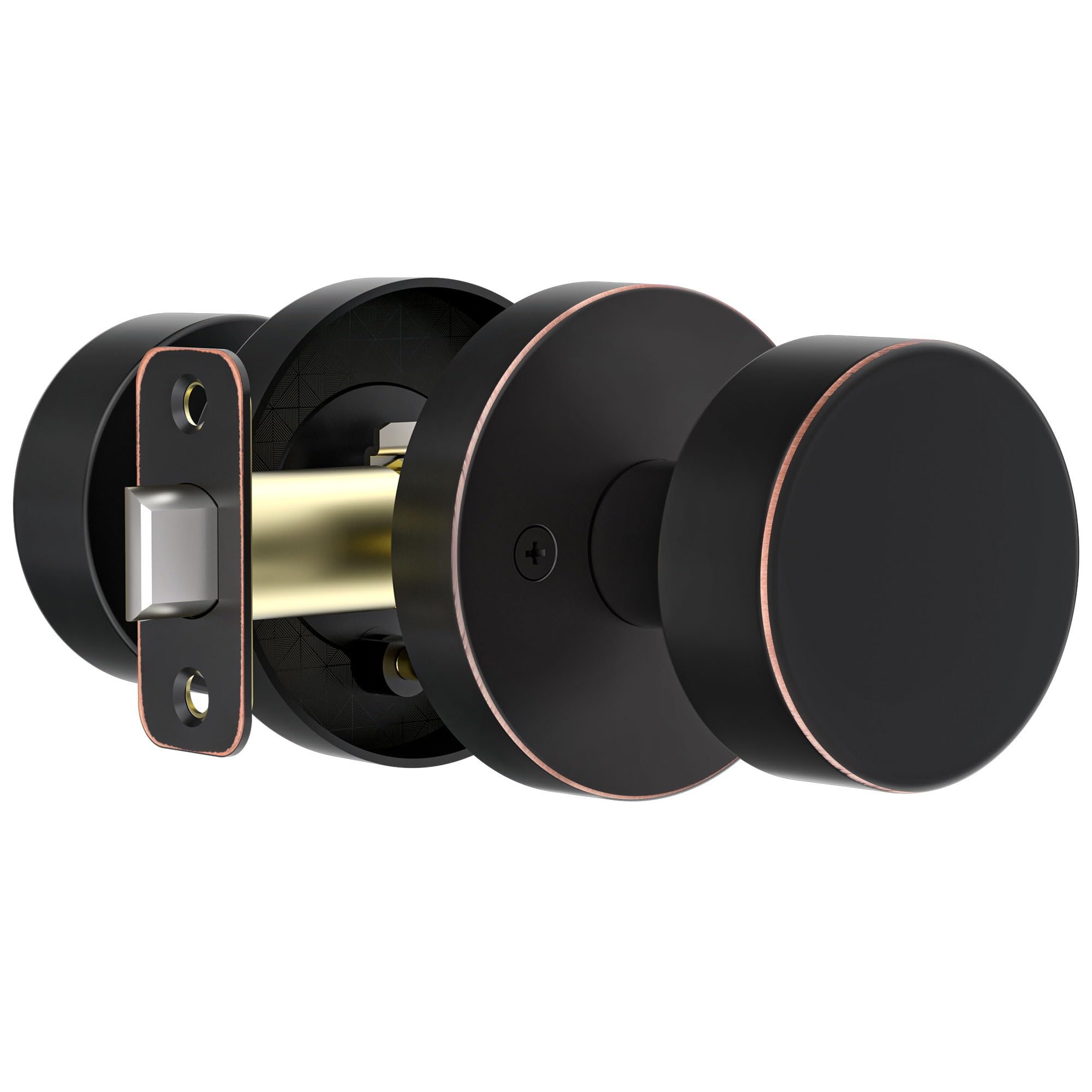 Lot De 2 Boutons De Porte Factices En Bronze Antique Naubea Pour Portes De Placard Et De Couloir Style Vintage Ronds Finition Bronze Huil~p128105438