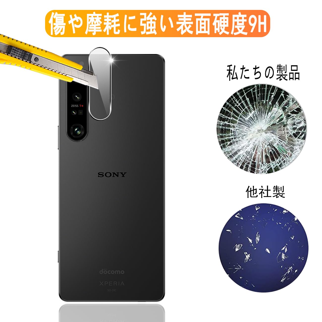 Sony Xperia 1 IV 【電源性能良好、保護フィルム&ケース付】