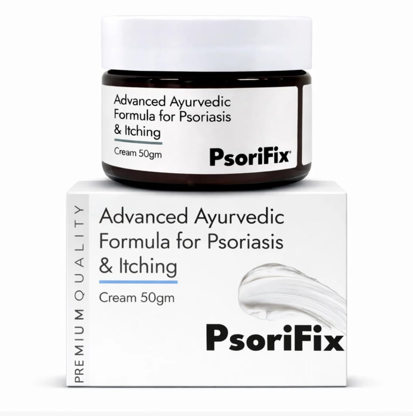 Cream for Psoriasis and Eczema Care | Steroid-Free Herbal Psoriasis Cream for Itchy, Dry Skin Relief | Natural Anti-Itch Ayurvedic Cream | 50gm-image-39