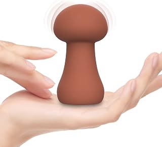 Mushroom Shaped Personal Handheld Cordless Portable Shoulder & Neck Electric Massager - Waterproof Travel Back Massager,Suitable for Full Body to Relieve Muscle Pain and Fatigue.(Randy Orange)