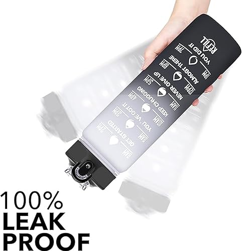 Miniatura 3 de Promoted To Mom - Pajita transparente de plástico de 32 onzas, citas motivacionales y seguimiento del tiempo, mango de hebilla y ancho, ligero