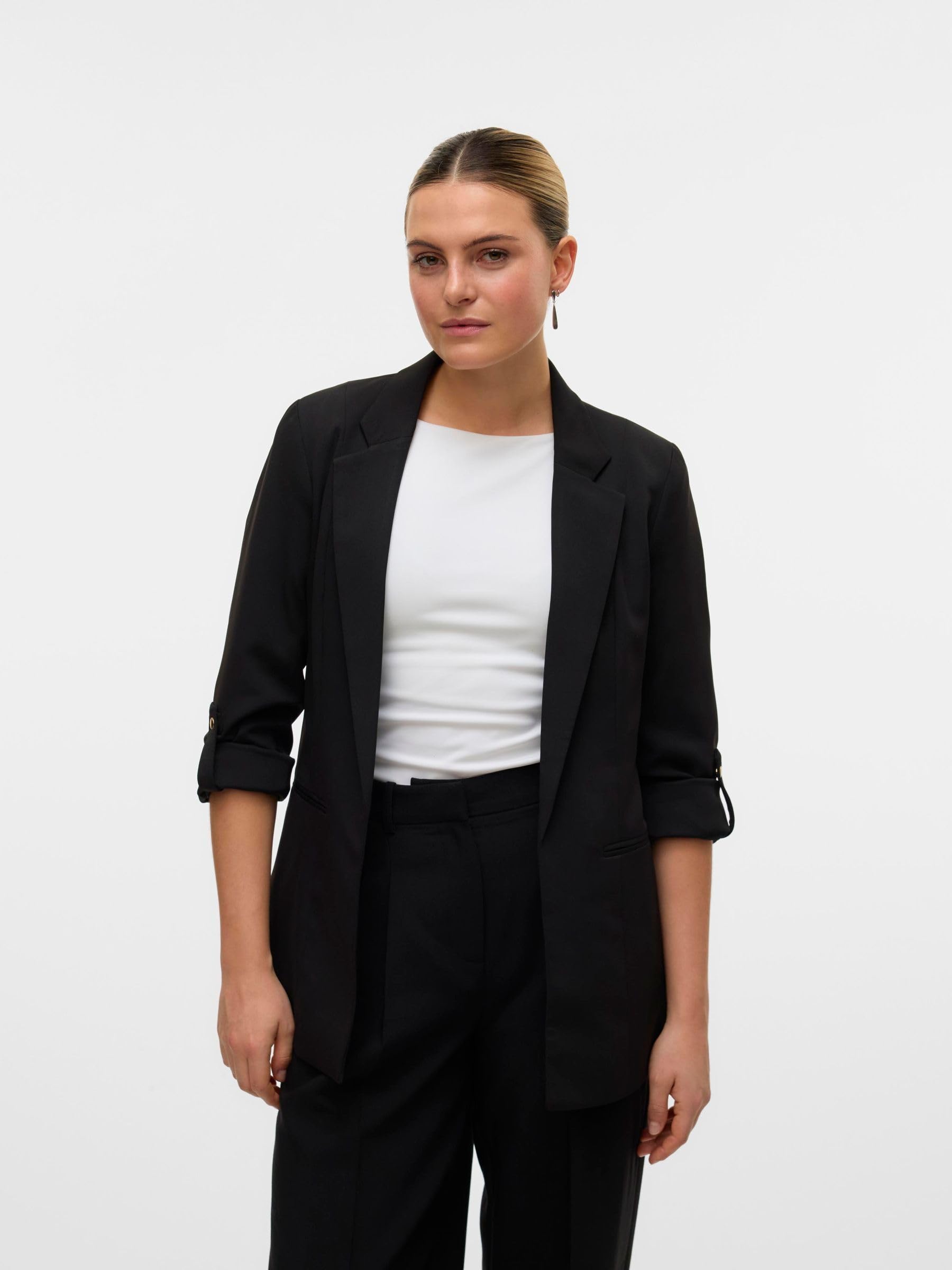 VERO MODA Vmgloria 3/4 Slim Blazer Noos Vmgloria Slim Blazer Noos 3/4 Mujer (Pack de 1)
