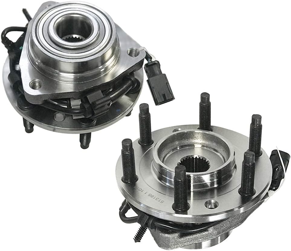 Haruma 513188 (Pair 2) Front Wheel Hub Bearing Assembly for GMC Envoy Bravada for Chevy Trailblazer SSR w/ABS, Pair
