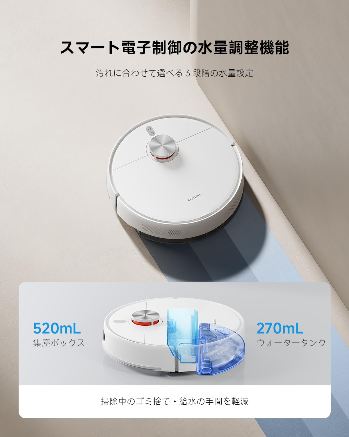 Xiaomi Robot Vacuum S40 ロボット掃除機 10000Ｐａ Amazon | Xiaomi（シャオミ）ロボット掃除機 S40 【10000Pa強力吸引