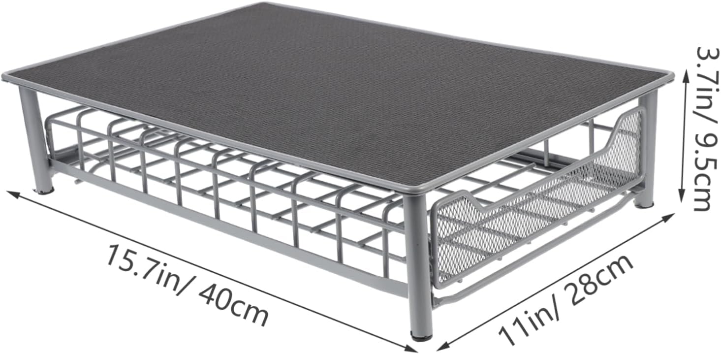 OUNONA Large Capacity Coffee Capsule Organizer Rack Drawer Storage Holder for Home Cafe Space-saving Design with Elegant Look Practical and Lightweight Coffee Pod Stand