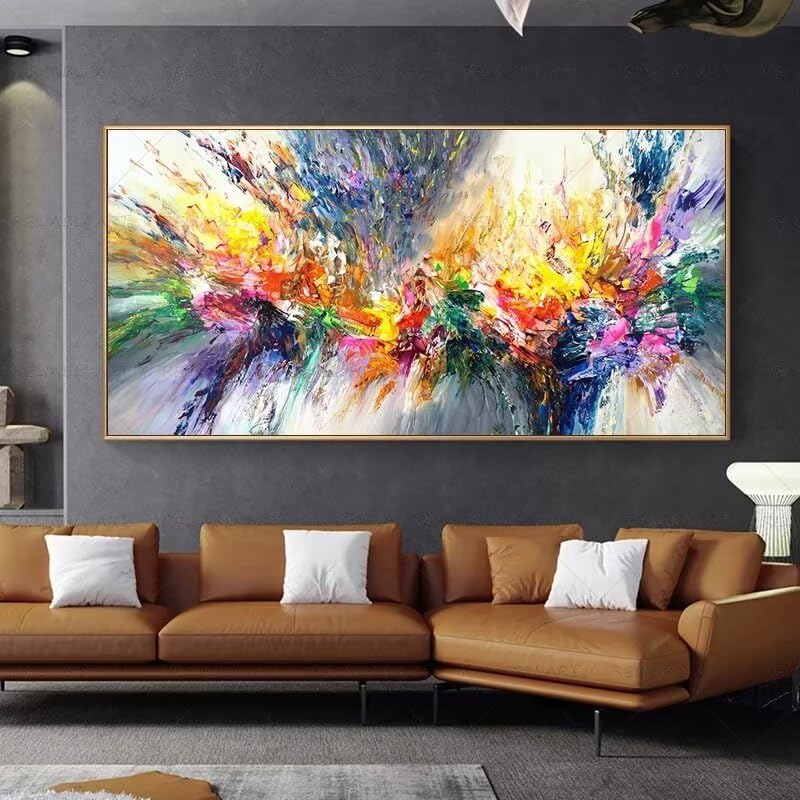 Diamond Painting abstrait coloré UDERUI 50x100cm avec kit de broderie diamant complet