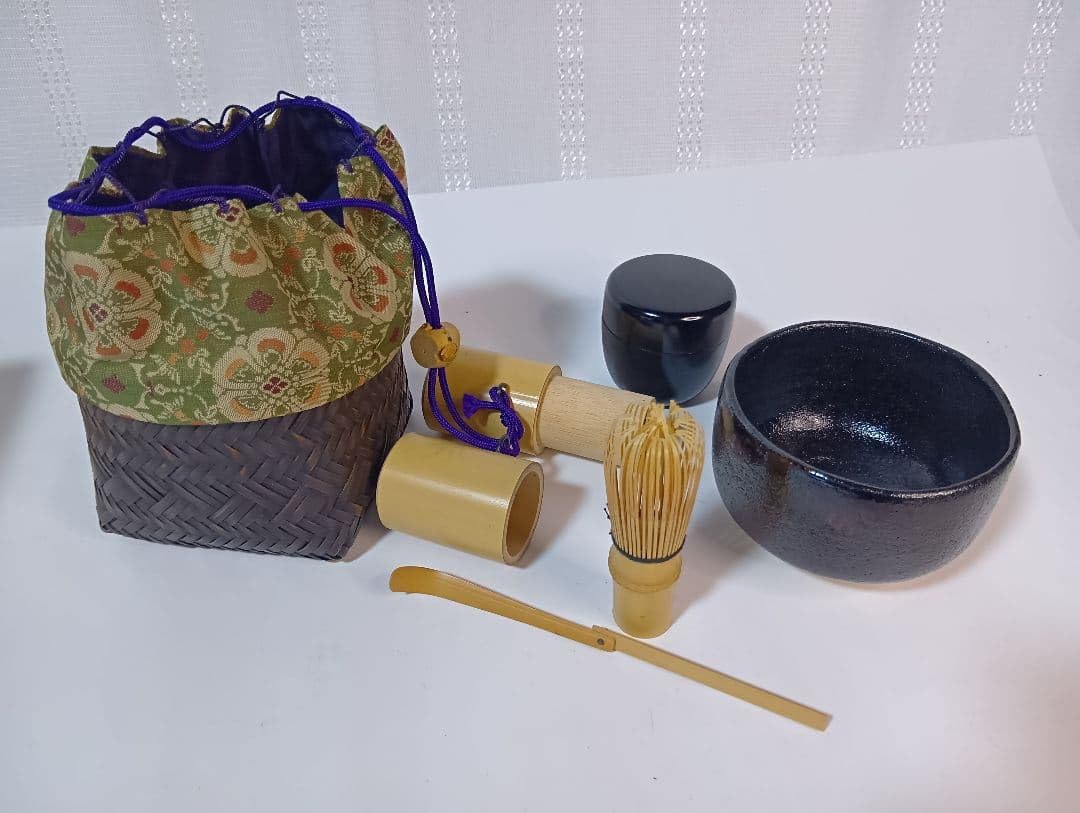 Amazon.co.jp: 茶道具 野点セット 茶道具セット 携帯用 : ホーム＆キッチン