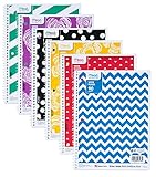 Mead Spiral Notebooks, 1 Subject, Wide Ruled, 10-1/2
