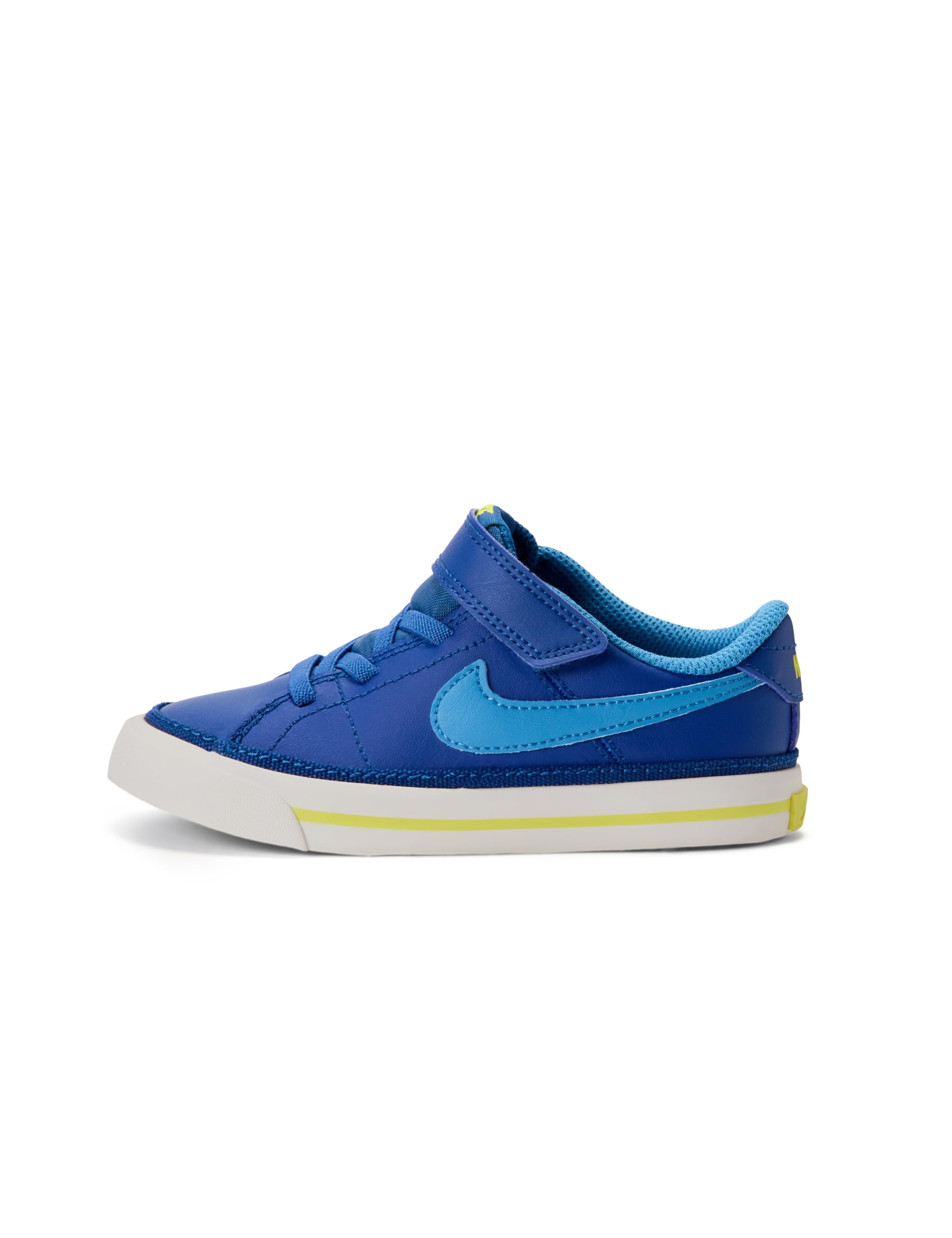 Nike Big Kid's Court Legacy Shoes, Court Blue/Dutch Blue-Sonic Yellow, 3.5Y