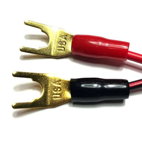 Miniatura 3 de CESS Enchufe Y - Cable de altavoz Barrera de espada Horquilla Jack Conector de enchufe (paquete de 10)