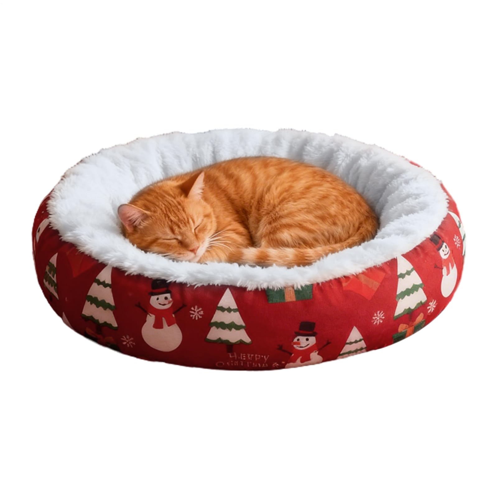 Katzenmatte für den Winter, bequemes Weihnachtssofa, beruhigend für Haustiere, weiches Kissen für Kätzchen, mit Transportbox und Hundehütte, für Zuhause, Wohnung, Schlafzimmer, Wohnzimmer, Balkon