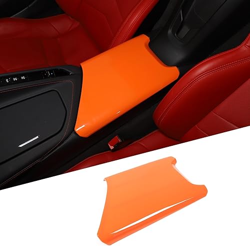 Miniatura 6 de Cubierta de panel de caja de reposabrazos compatible con Chevrolet Corvette C8 2020-2024, cubierta de protección de bandeja de almacenamiento de ABS