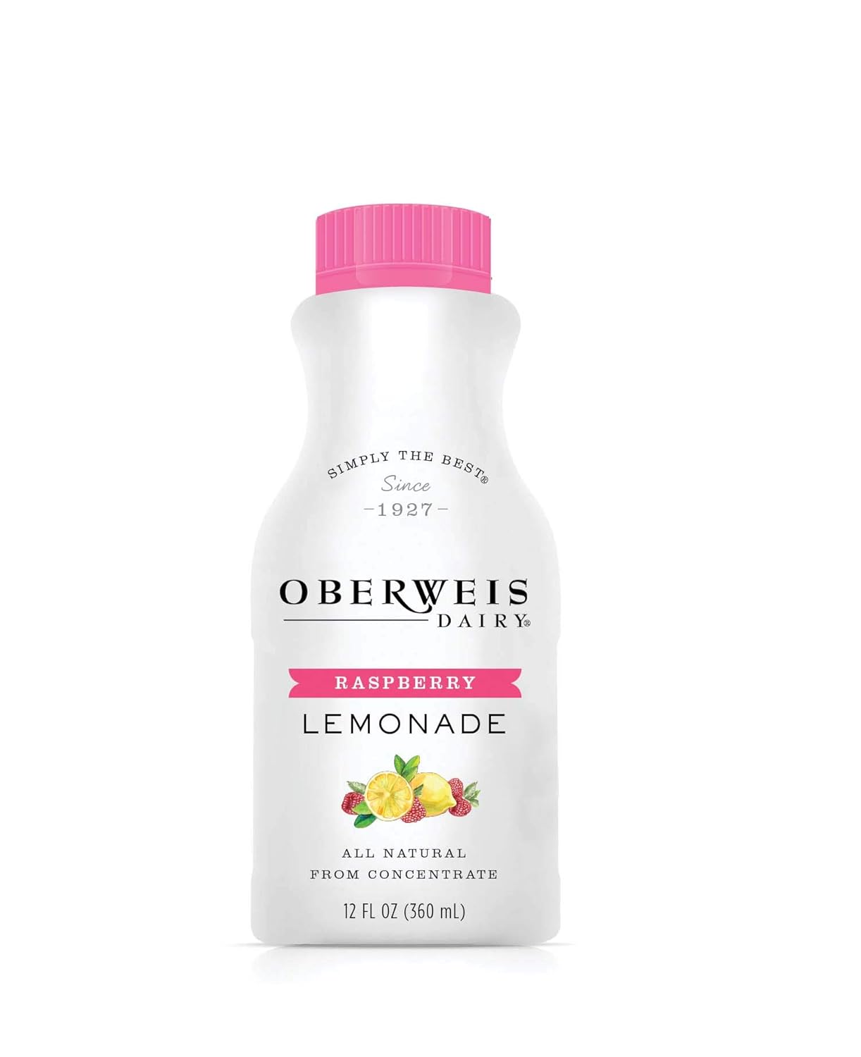 Oberweis Raspberry Lemonade, 12 Fl Oz Grocery & Gourmet Food