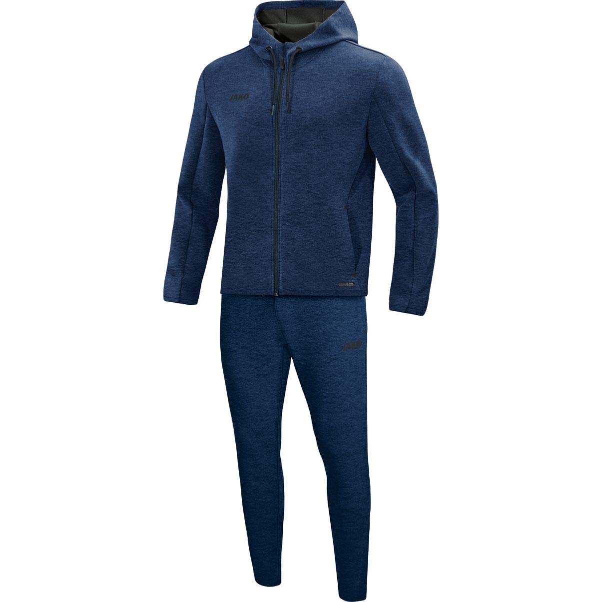 JAKO Premium Basics M9729 Women's Tracksuit with Hood, Navy Mottled, 40