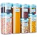 Reusable Silicone Food Storage Bags 10 Pack Reusable Sandwich Bags Bpa Free Reusable Freezer Ziplock Snack Bags Extra Thick with 5 Pack Silicone Stretch Lids for Kids Lunch Meat Fruit