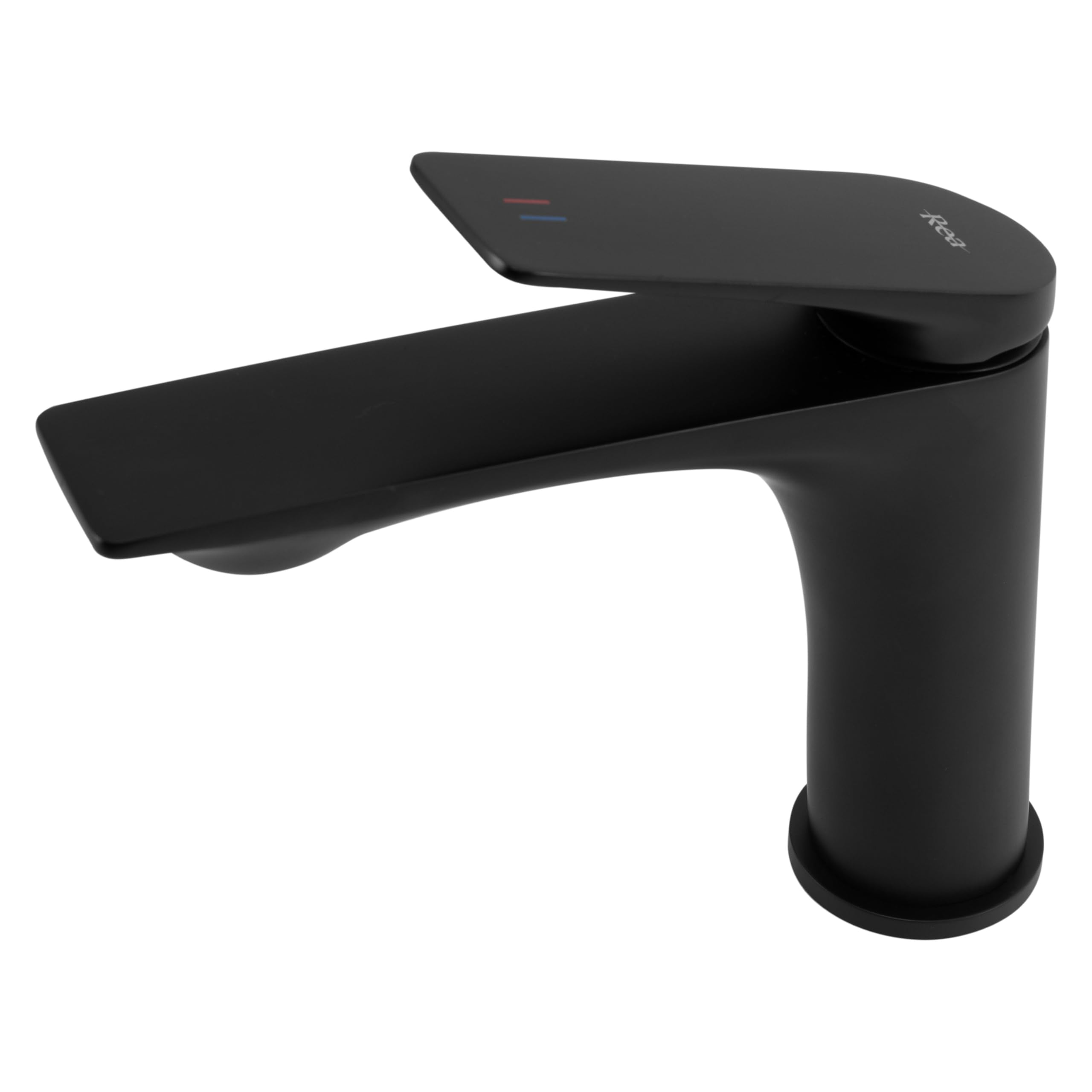 Rea Bateria Umywalkowa, Avalon Niska Czarny, 17,5x17,5x16cm