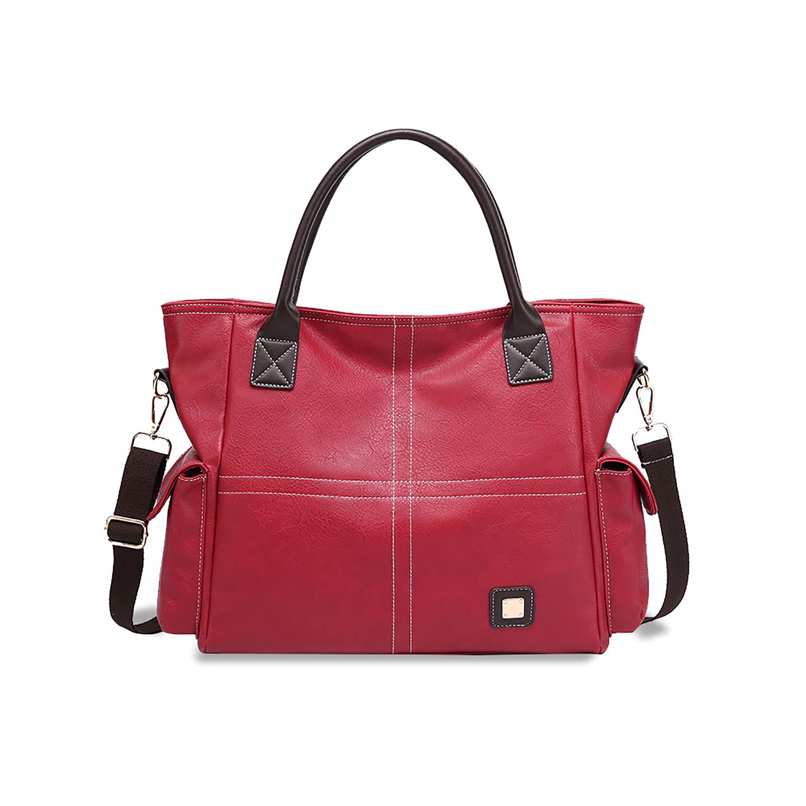 Bolso de hombro de gran capacidad para mujer con asa superior suave