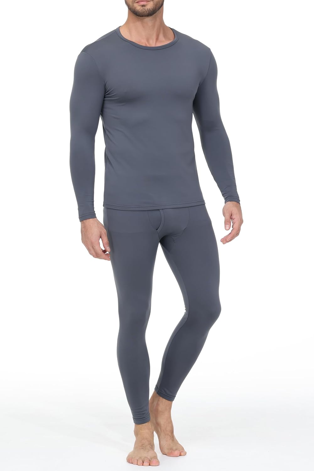 Thermal Underwear for Men Long Johns Base Layer Regular/Tall Top and Bottom Set Pajamas Cold Weather Winter Clothes